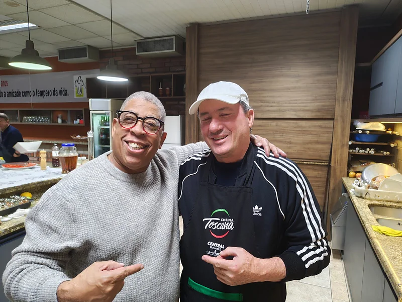 Com Rogério Dallmagro, da Dallasanta